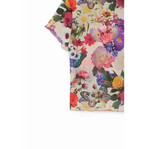 Girl's T-shirt Desigual Cataleya image-3