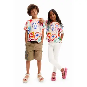 Girl's T-shirt Desigual Mickey Galactic image-4