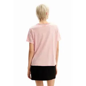 Camiseta de mujer Desigual Rolling image-4