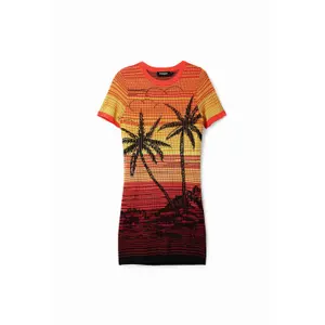 T-shirt-kjole til kvinder Desigual Bipalmeri image-0
