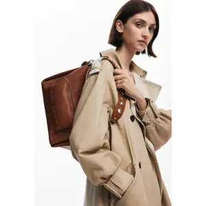 Mala de mão maxi para mulher Desigual Half Mayari Cont image-6