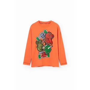 Long sleeve T-shirt Desigual Dinosaur image-0
