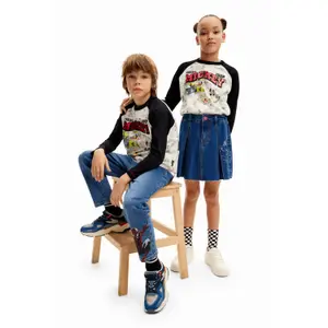 Long sleeve T-shirt Desigual Paper Mickey image-2