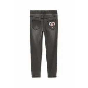 7/8th jeans for girls Desigual Colanti Cu Aspect image-2
