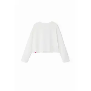 Girls' star print T-shirt Desigual image-3