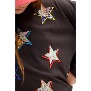 Girl's long sleeve T-shirt Desigual Calipso image-4