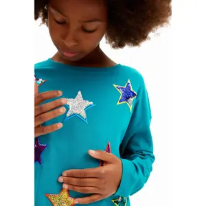 Girl's T-shirt Desigual Calipso image-3