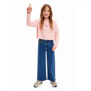 Girl's long sleeve T-shirt Desigual Heart image-2