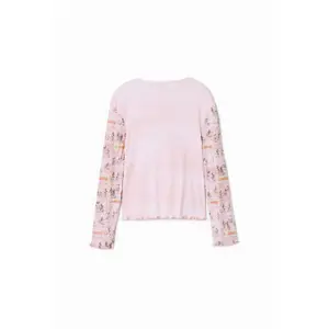 Girl's long sleeve T-shirt Desigual Journal Mickey Mouse image-2