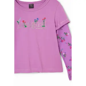 Girls' long-sleeved t-shirt combo Desigual image-3