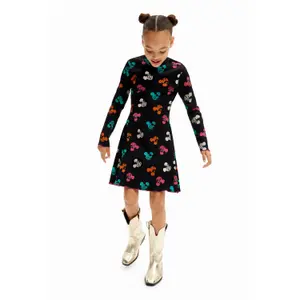Girl's sweater dress Desigual Mickey image-1