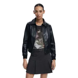 Leather jacket Desigual Helsinki image-1