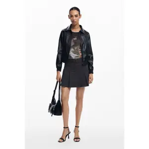 Leather jacket Desigual Helsinki image-3