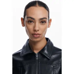 Leather jacket Desigual Helsinki image-6