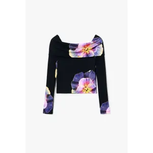 T-shirt de manga comprida feminina Desigual Lacroix image-0