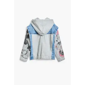Girls' denim hoodie Desigual Minnie image-3