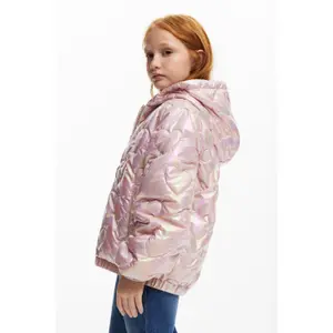 Mädchen-Daunenjacke mit Kapuze Desigual image-3