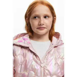 Mädchen-Daunenjacke mit Kapuze Desigual image-4