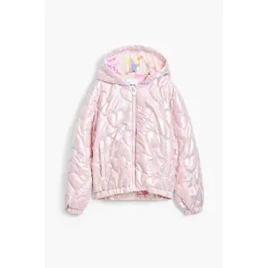 Mädchen-Daunenjacke mit Kapuze Desigual image-0