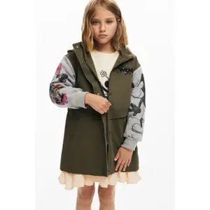 Girl's hooded parka Desigual Mickey image-1