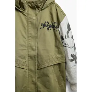Girl's hooded parka Desigual Mickey image-5