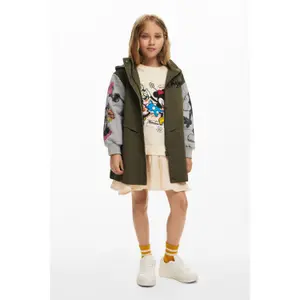 Girl's hooded parka Desigual Mickey image-2