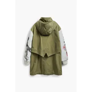 Girl's hooded parka Desigual Mickey image-3