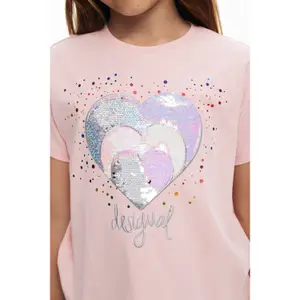 Girl's T-shirt Desigual Day image-4