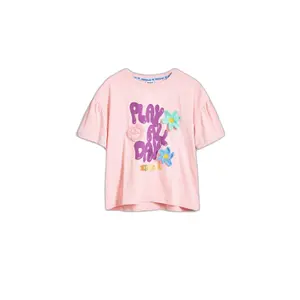 Girl's T-shirt Desigual Happy image-0