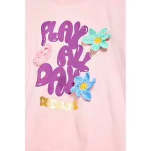 Girl's T-shirt Desigual Happy image-3