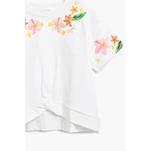 Girl's T-shirt Desigual Cris image-5