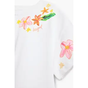 Girl's T-shirt Desigual Cris image-4