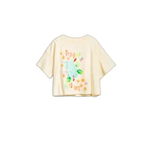 Girl's T-shirt Desigual Stars image-0
