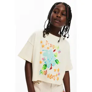 Girl's T-shirt Desigual Stars image-2