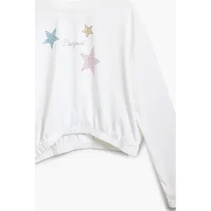 Girl's T-shirt Desigual Daisy image-3