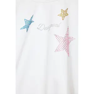 Girl's T-shirt Desigual Daisy image-5