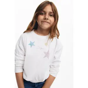 Girl's T-shirt Desigual Daisy image-4