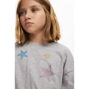 Girl's T-shirt Desigual Daisy image-4