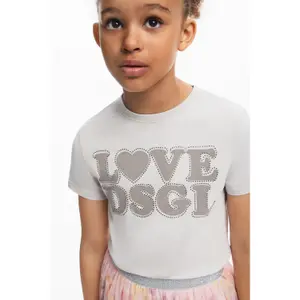Girl's T-shirt Desigual Power image-3