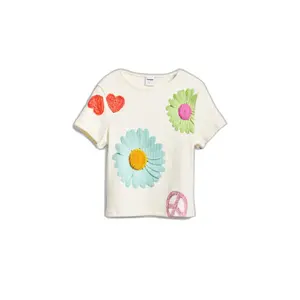 Girl's T-shirt Desigual Peace image-0