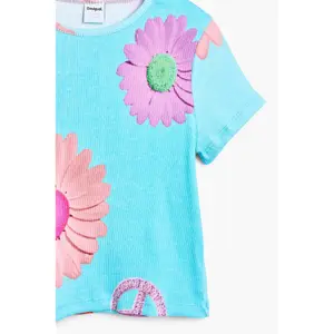 Girl's T-shirt Desigual Peace image-5