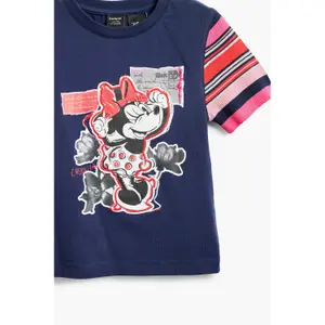 Girl's T-shirt Desigual Flower image-4