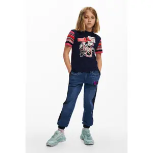 Girl's T-shirt Desigual Flower image-1