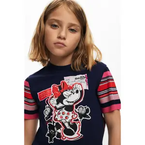 Girl's T-shirt Desigual Flower image-3