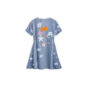 Girl t-shirt dress Desigual Star image-3