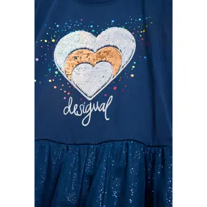 Robe t-shirt fille Desigual Apple image-4