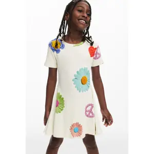 Girl t-shirt dress Desigual Lila image-1