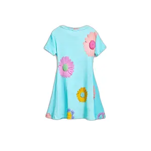 Girl t-shirt dress Desigual Lila image-3