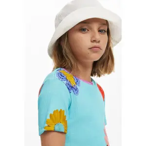 Girl t-shirt dress Desigual Lila image-4