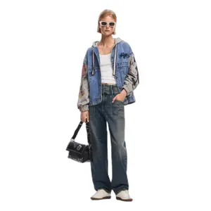 Women's denim jacket Desigual Minnie image-1